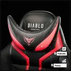DIABLO X-RAY >normal< chair black-red Фото 6
