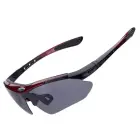 Rockbros 10141 photochromic UV400 cycling glasses - red Foto 1