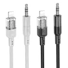 Cable AUX Jack 3,5 mm to Lightning Hoco 1,2 m UPA27 black Photo 4