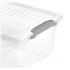 Box with lid clipbox Leonie 37.5x28.5x16cm 11.4L transparent Photo 2