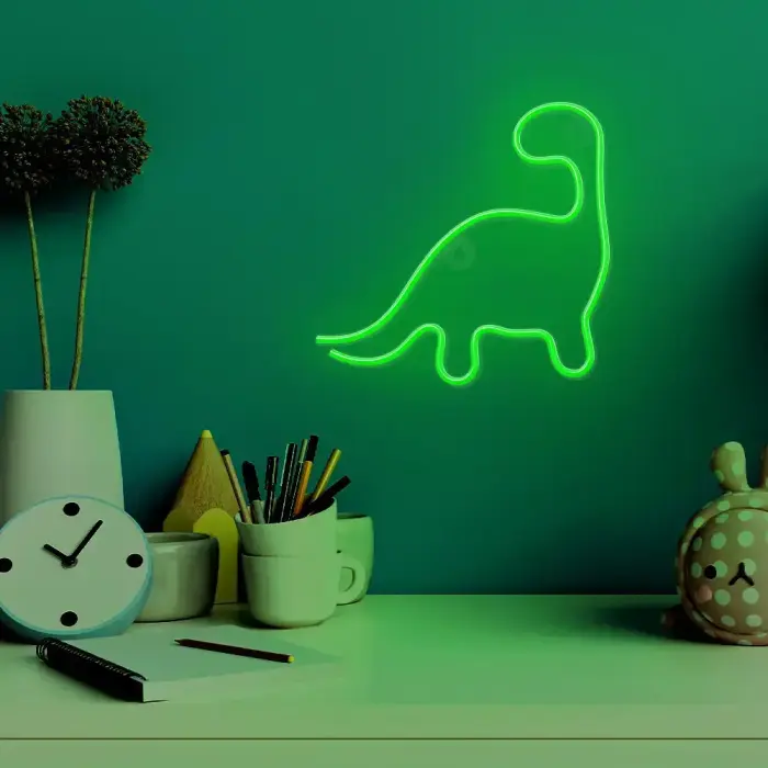 Neon LED Light DINOSAUR green NNE01 Neolia Фото 8