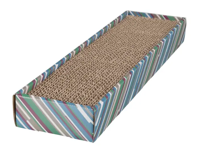 Nagu asināmais : Trixie Scratchy scratching cardboard, 48 × 5 × 13 cm, multi coloured Foto 3