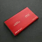 Qoltec Aluminium External Hard Drive Case HDD SSD 2.5'' SATA3 | USB 3.0 | Red Foto 5