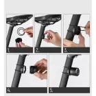 Wozinsky LED aizmugurējais velosipēda lukturis ar mikro USB sarkanā gaisma 5 režīmi melns (WRBLB2) Foto 6