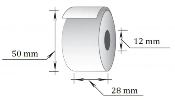 Kases lente TECHNOINFORM 28*50mmx1 (28mm*25m) termo, 10 gab/iepakojumā (100-00326) Фото 3