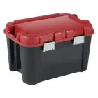 Box with lid Totem 60L 59x39.5x36cm black/red Photo 2