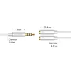 UGREEN 3.5mm Male to Dual 3.5mm Female Headset Splitter (dark grey) Photo 10