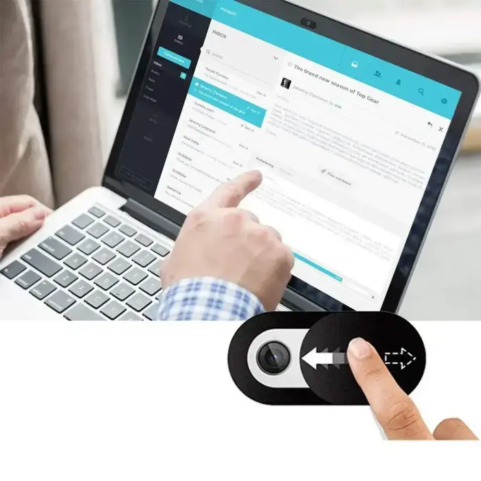 ZAŚLEPKA NA KAMERĘ TECH-PROTECT CAM FIT+ 3-PACK LAPTOP WEBCAM COVER BLACK Фото 2