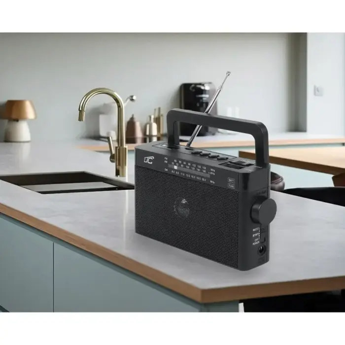 LTC portable radio SONA, Bluetooth, USB, TF, black Foto 4