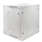 Qoltec RACK Cabinet 19" | 12U | 600 x 635 x 450 | Tempered doors | Hanging | Steel case | Lock | Grey Foto 4