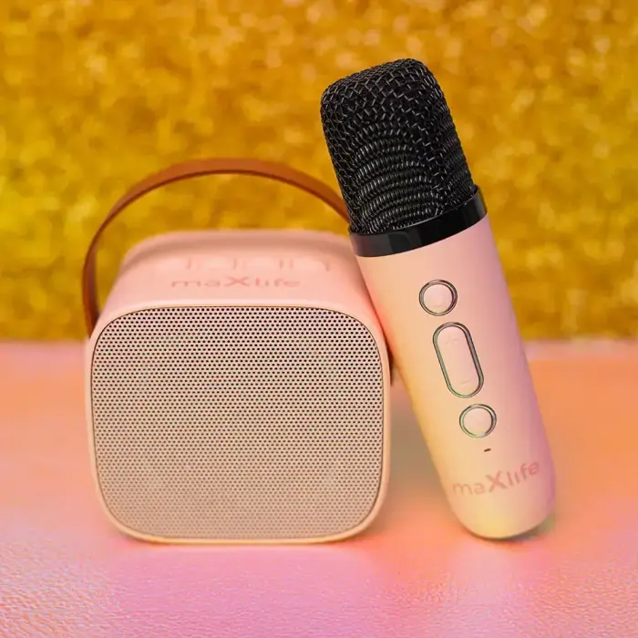Maxlife Bluetooth karaoke speaker MXKS-100 pink Foto 3