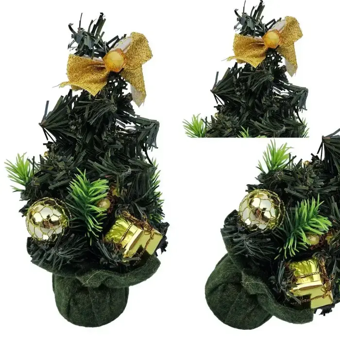 Decorative Christmas tree for desk 20 cm RC-K-505 green Foto 3