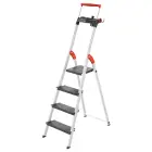 Household ladder L100 TopLine / aluminium / 4 steps Photo 1