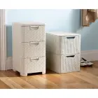 Chest of drawers Style 33x38x60cm in cream Photo 2