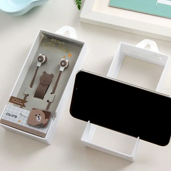 Earphones CASNI - CS-179 with microphone Beige Foto 5