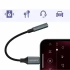 Wozinsky WALJ-01 Lightning adapter - 3.5mm mini jack - black Фото 6