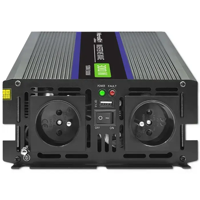 Qoltec Monolith voltage converter 3000 MS Wave | 12V to 230V | 1500/3000 | USB Foto 12