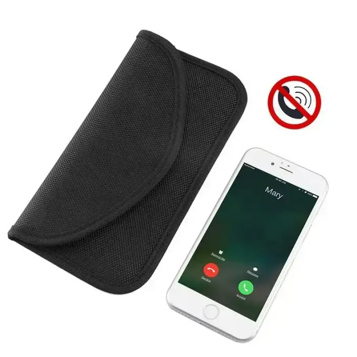 Anti-theft Case for Car Keys Phone Radio Blocking Faraday Box Faraday Cage 20cm x 11cm Black Фото 2