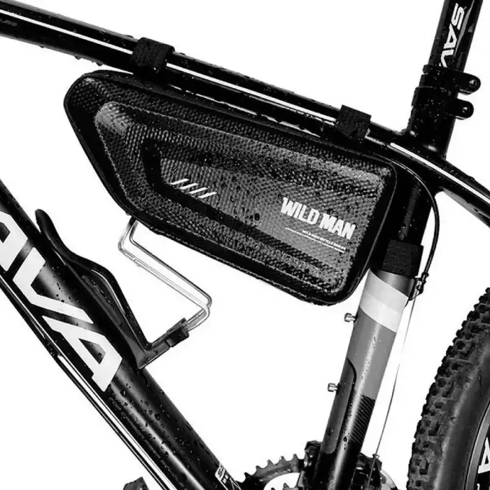 WILDMAN traveling bag under the bike frame with zipper 1,5L E4 black Photo 2