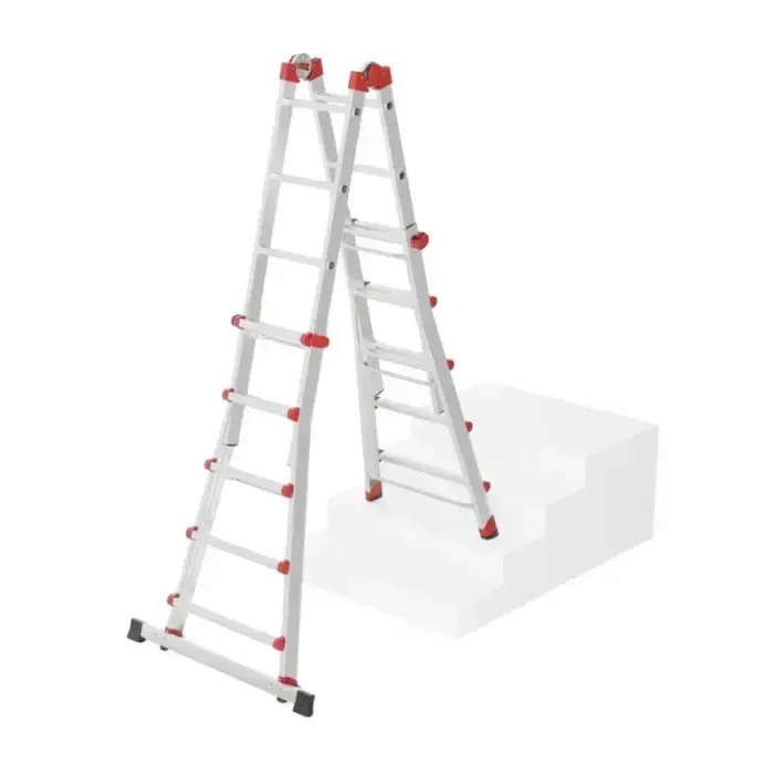 Multi-purpose ladder M80 / aluminium / 4x5 steps Photo 2