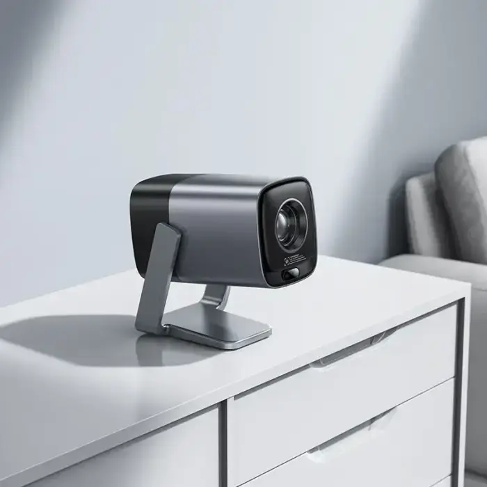 Hoco Full HD Projector Android Wi-Fi Bluetooth 1080P DT7 Metallic Gray Photo 8