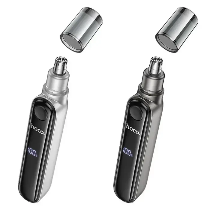 Nose hair trimmer Hoco with display HP33 metal gray Foto 3