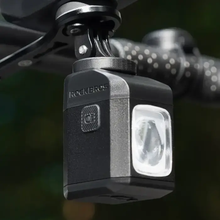 Rockbros M8 1600lm front bike light with remote control 10m rechargeable 4000 mAh - black Foto 5
