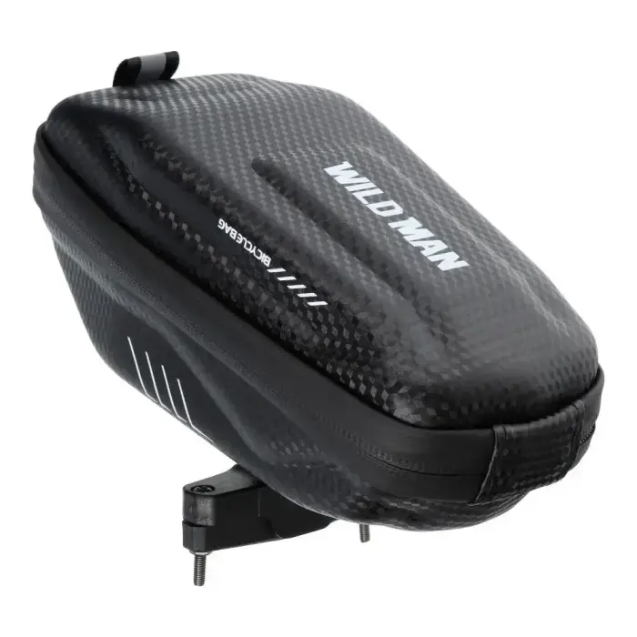 WILDMAN traveling bag under bicycle saddle with zipper E7S 0,8L black Photo 7