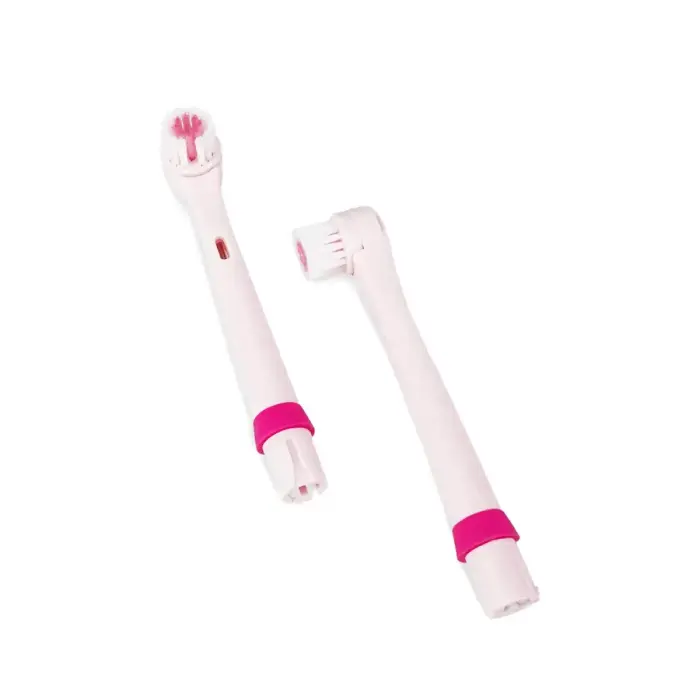 Set of 2 electric toothbrush heads Psi Patrol Marshall - pink Foto 2