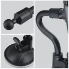 Car phone holder Forcell F-Grip Carbon Bracket arm 17cm windshield black Photo 10
