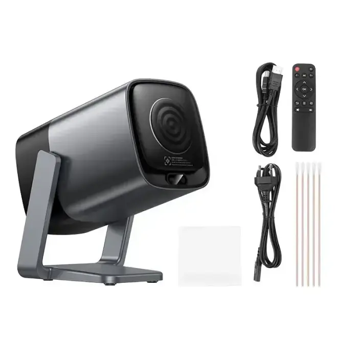 Hoco Full HD Projector Android Wi-Fi Bluetooth 1080P DT7 Metallic Gray Photo 6