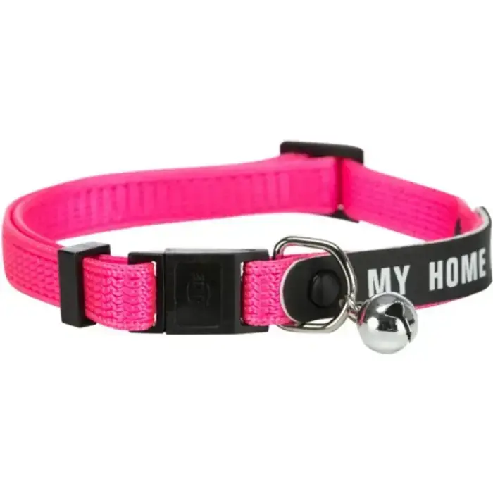 Kakla siksna kaķiem - Trixie Cat collar with address tag, nylon, 1 gab Foto 3
