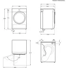 Electrolux siltumsūkņa žāvētājs, 8kg Фото 7