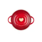 Mini Cocotte stoneware dish Ø10cm red Photo 3