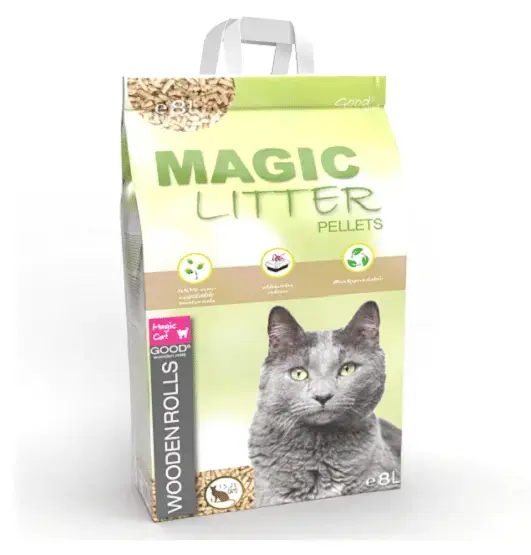 Natural pellet litter : Kockolit ML Wooden Rolls 8L Photo 2