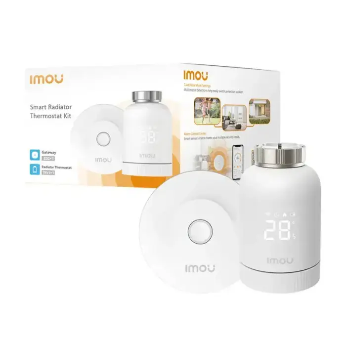 IMOU KIT-TRV1-EU-2 ZigBee thermostatic head kit with 6 adapters and gateway Фото 14