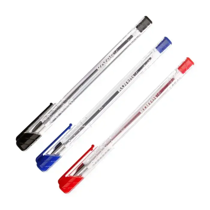 Lodīšu pildspalva KORES SOFT GLIDE K11 M 0.7 mm zila Photo 2