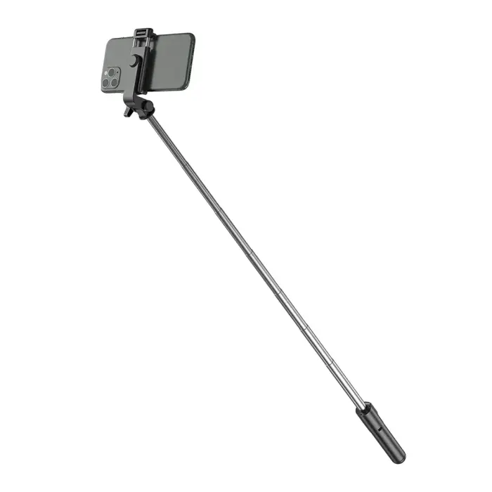 Selfie stick WHS1Y telescopic tripod 1m with phone holder - black Foto 18