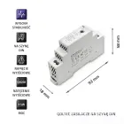 Qoltec DIN rail power supply | 15W | 24V | 0.625A | Gray Photo 4