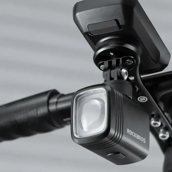 Rockbros M6 1000 lm front rechargeable bike light 2800 mAh - black Foto 12