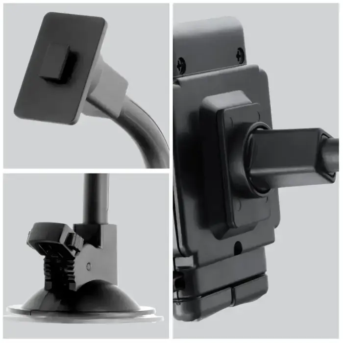 Car phone holder Forcell F-Grip Regular 27 cm windshield / dashboard / air vent black Photo 12