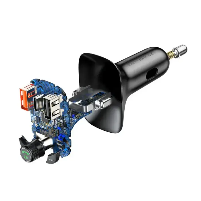 Bluetooth transmitter / car charger Baseus S-13 (Overseas Edition) - black Фото 4