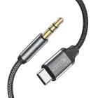 Tech-Protect UltraBoost audio USB-C | 3.5mm mini jack cable 1 m - black Photo 2