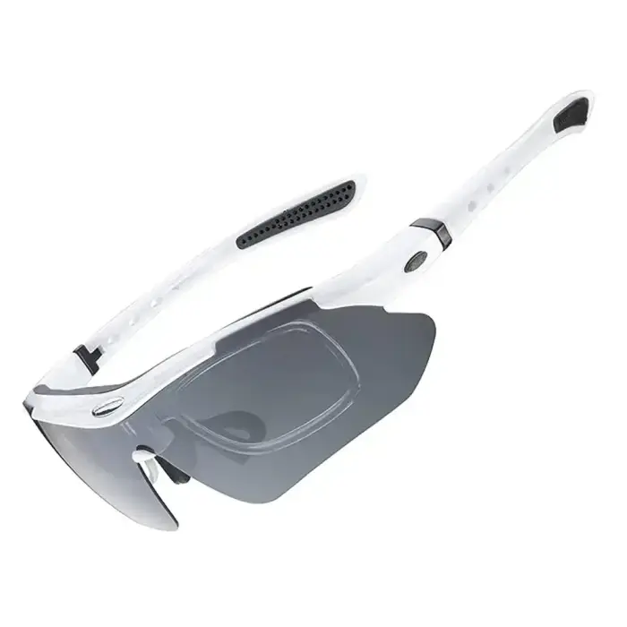 Rockbros 10142 photochromic UV400 cycling glasses - white Foto 2