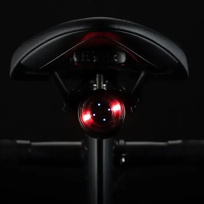 Wozinsky LED aizmugurējais velosipēda lukturis ar mikro USB sarkanā gaisma 5 režīmi melns (WRBLB2) Foto 13