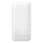 Joyroom JR-PBF12 ārējais akumulators (powerbank) | 10000 mAh | 12W | USB-A, USB-C | balts Foto 3