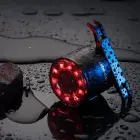 Wozinsky LED aizmugurējais velosipēda lukturis ar mikro USB sarkanā gaisma 5 režīmi melns (WRBLB2) Foto 7