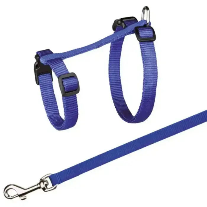 Krūšu siksna ar pavadu kaķiem - Trixie Harness XL with Lead 34:57cm/13mm, Lead 1.20m Фото 4