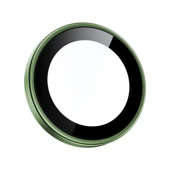 Benks Tempered glass Glass Warrior Lens Protector on camera for Iphone 17 (lens 2 pieces) green Фото 3
