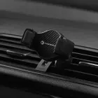 Car phone holder Forcell F-Grip Carbon H-CF509 air vent black Photo 13